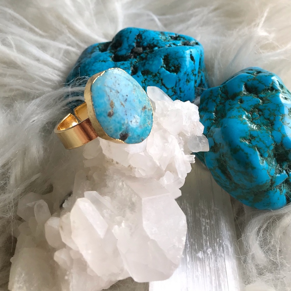 Genuine Turquoise Ring - Picture 7 of 8